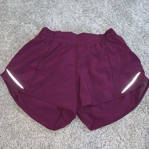 Purple size 4 tall Lululemon shorts